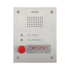 Comelit - Série Urgence - Bouton audio inox encastré, 1 bouton braille, module 1682 inclus