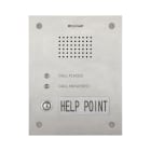 Comelit - Série Urgence - Poste audio encastré inox, 1 bouton, audio PoE, LED appel