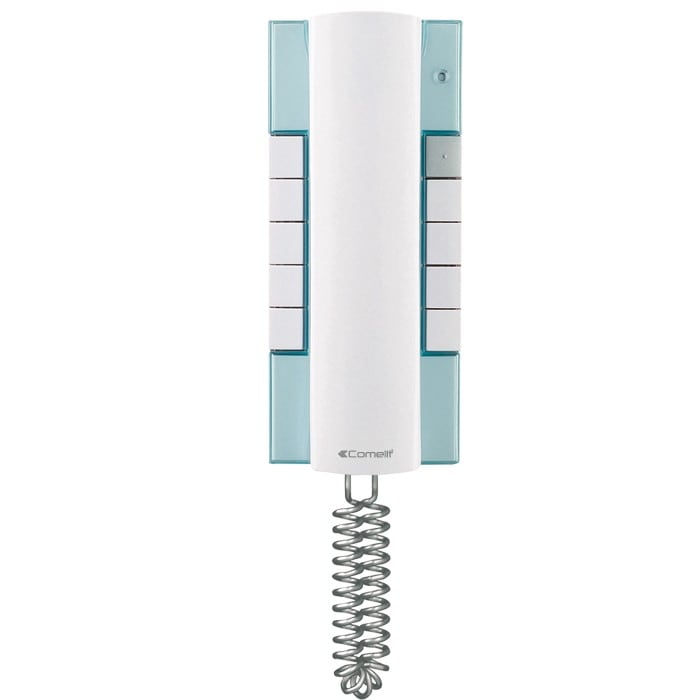Comelit - Style - Interphone avec appel électronique, 9 boutons, LED, confidentialité