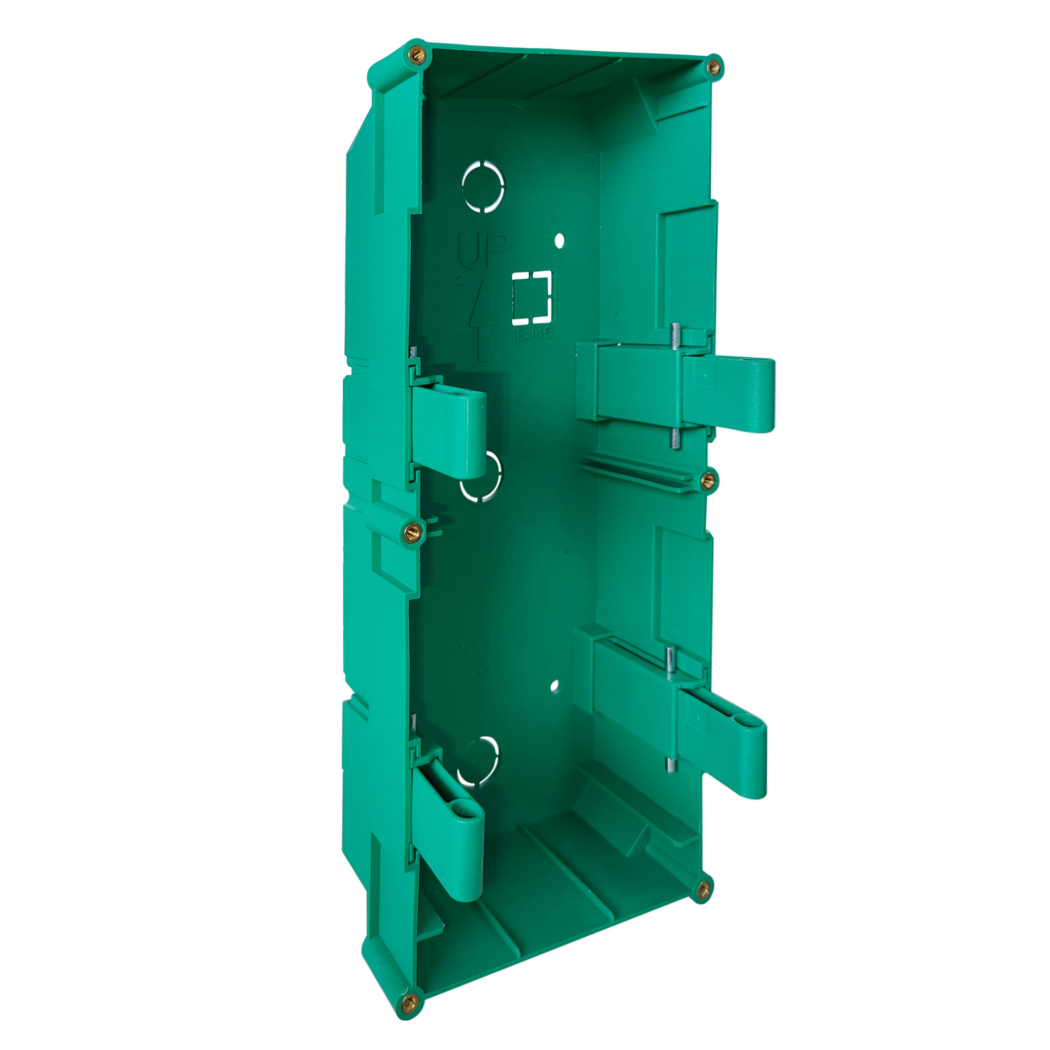 Comelit - Boîtier encastrement pour PIC6 avec axes métalliques, glissières et accroches