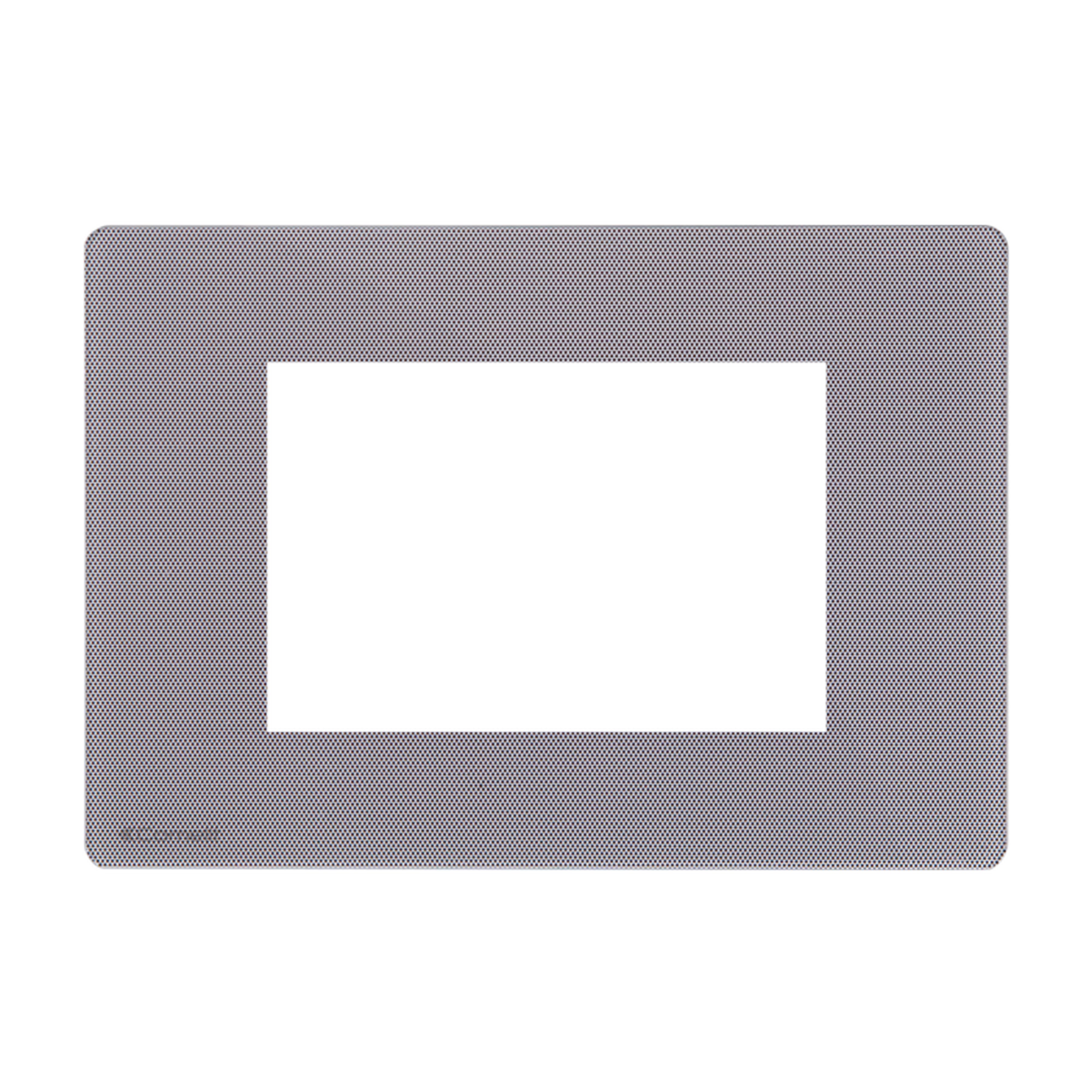 Comelit - Série One - Plaque graphite 3 modules, compatible BTicino Living Light