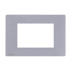 Comelit - Façade gris perle ONE compatible Bticino Axolute 3 modules