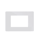 Comelit - Série One - Plaque blanche 4 modules, compatible BTicino Axolute