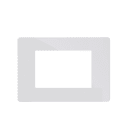 Comelit - Série One - Plaque blanche 4 modules, compatible BTicino Living Light