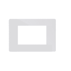 Comelit - Série One - Plaque blanche 4 modules, compatible BTicino Living Light