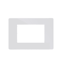 Comelit - Façade blanche ONE compatible Vimar Eikon et Plana 4 modules