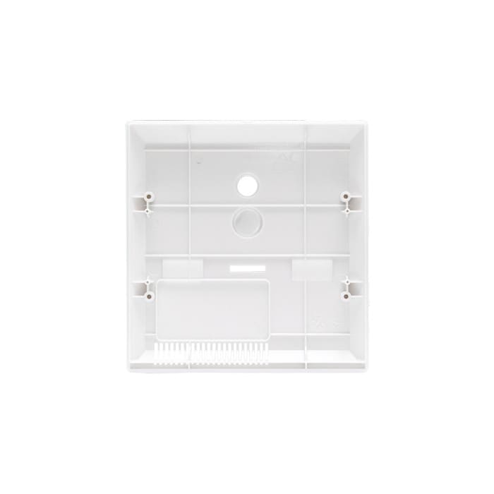Comelit - Série Icona - Support mural blanc pour vidéophones, 136,6x141,6x13,8 mm