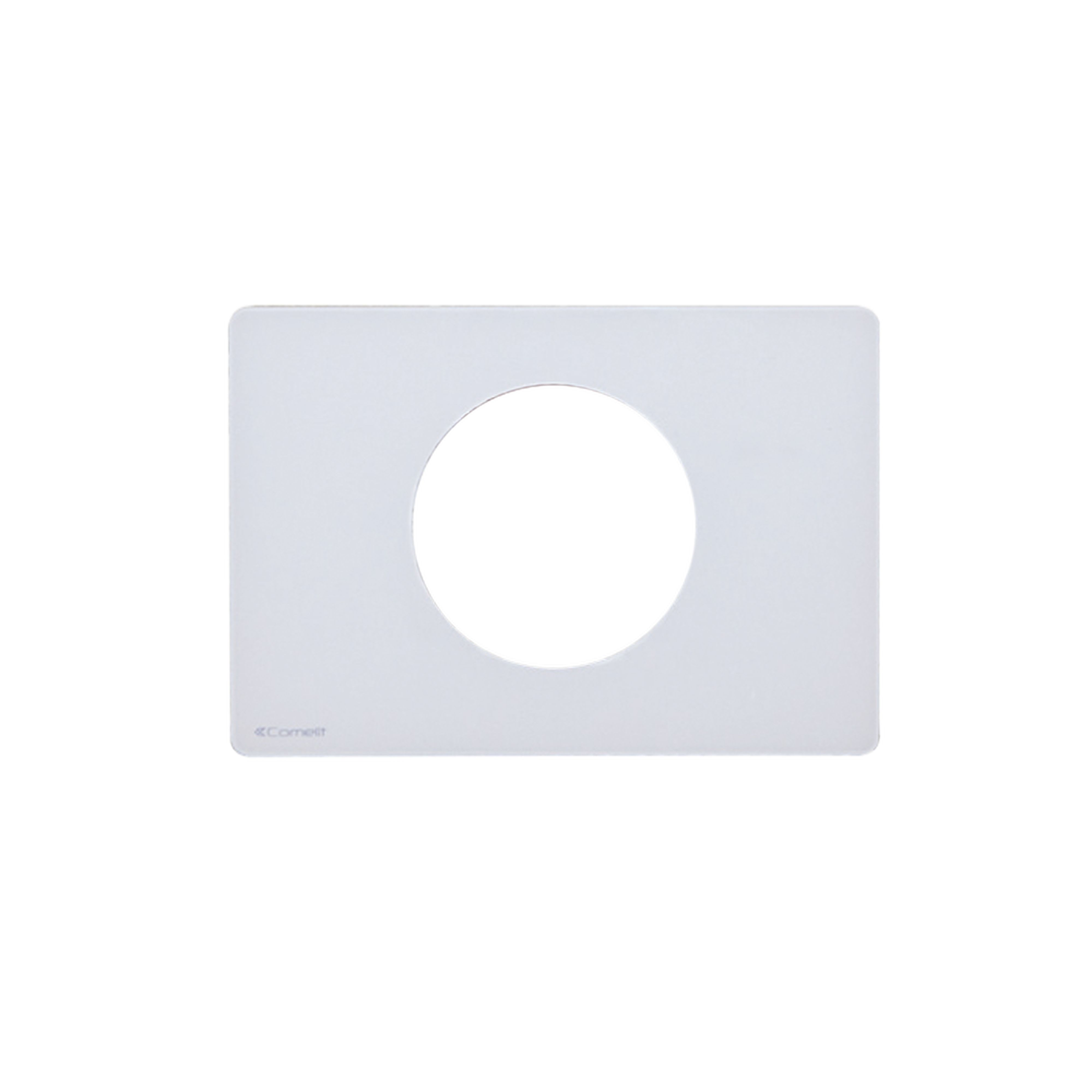 Comelit - Plaque blanche ONE compatible Schneider odace 1 module