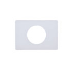 Comelit - Plaque blanche ONE compatible Schneider odace 1 module