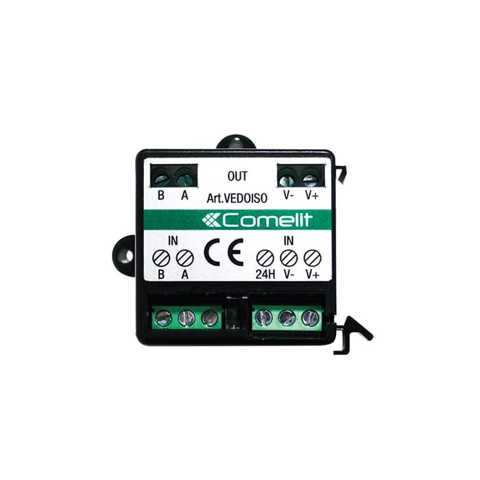 Comelit - Module d?isolation bus pour système d?alarme, boîtier plastique compact