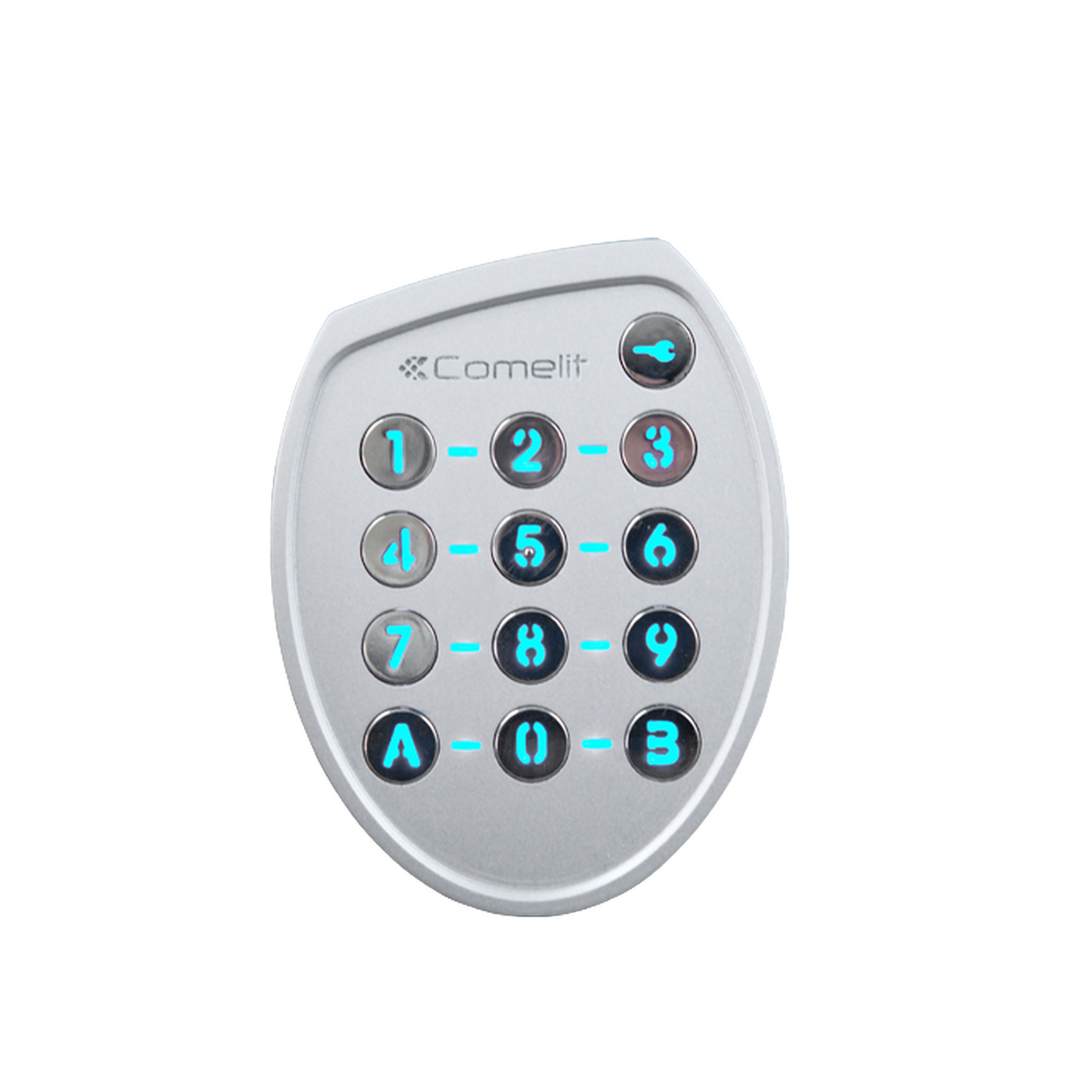 Comelit - Clavier antivandal saillie 100 codes gestion RESIPRO