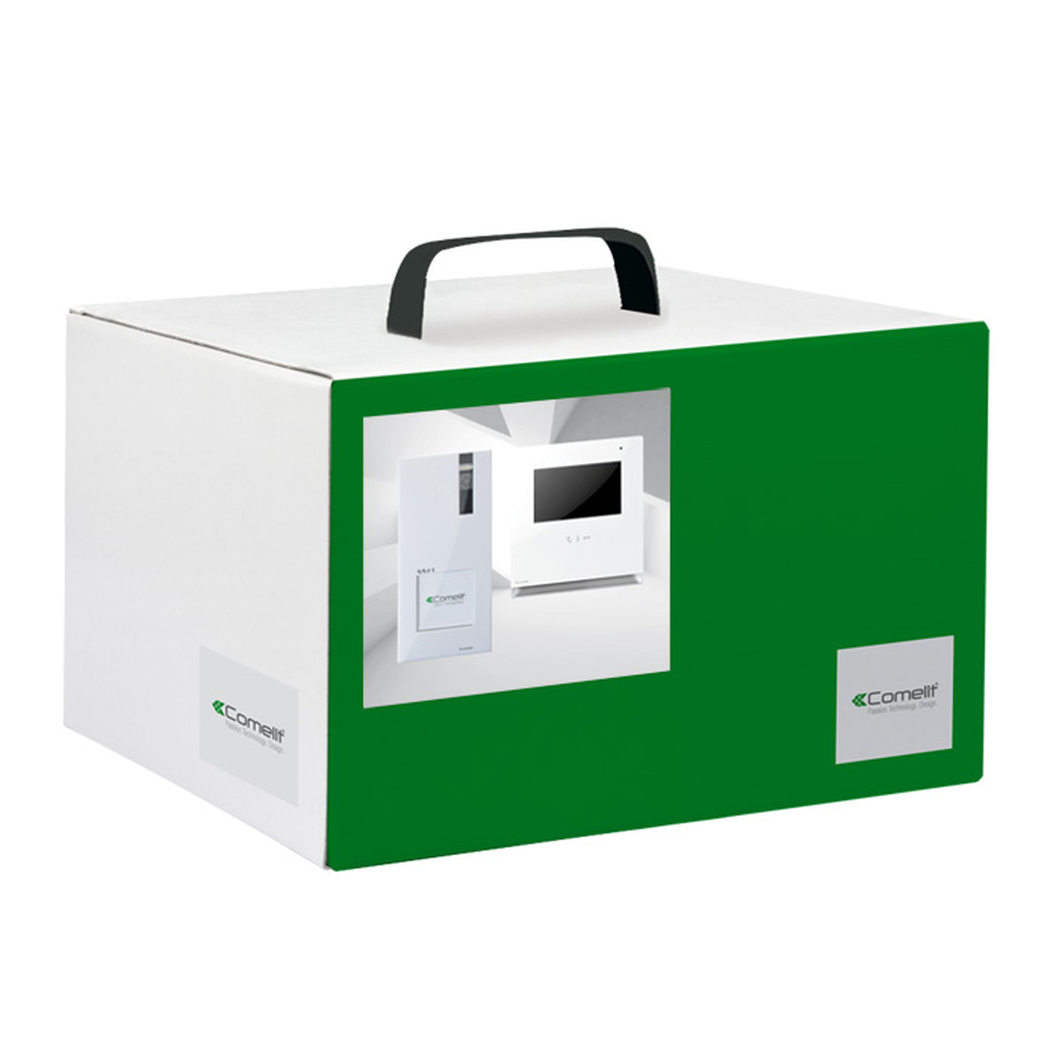 Comelit - KIT UN APPEL QUADRA ET ICONA, BM, SYSTÈME SIMPLEBUS