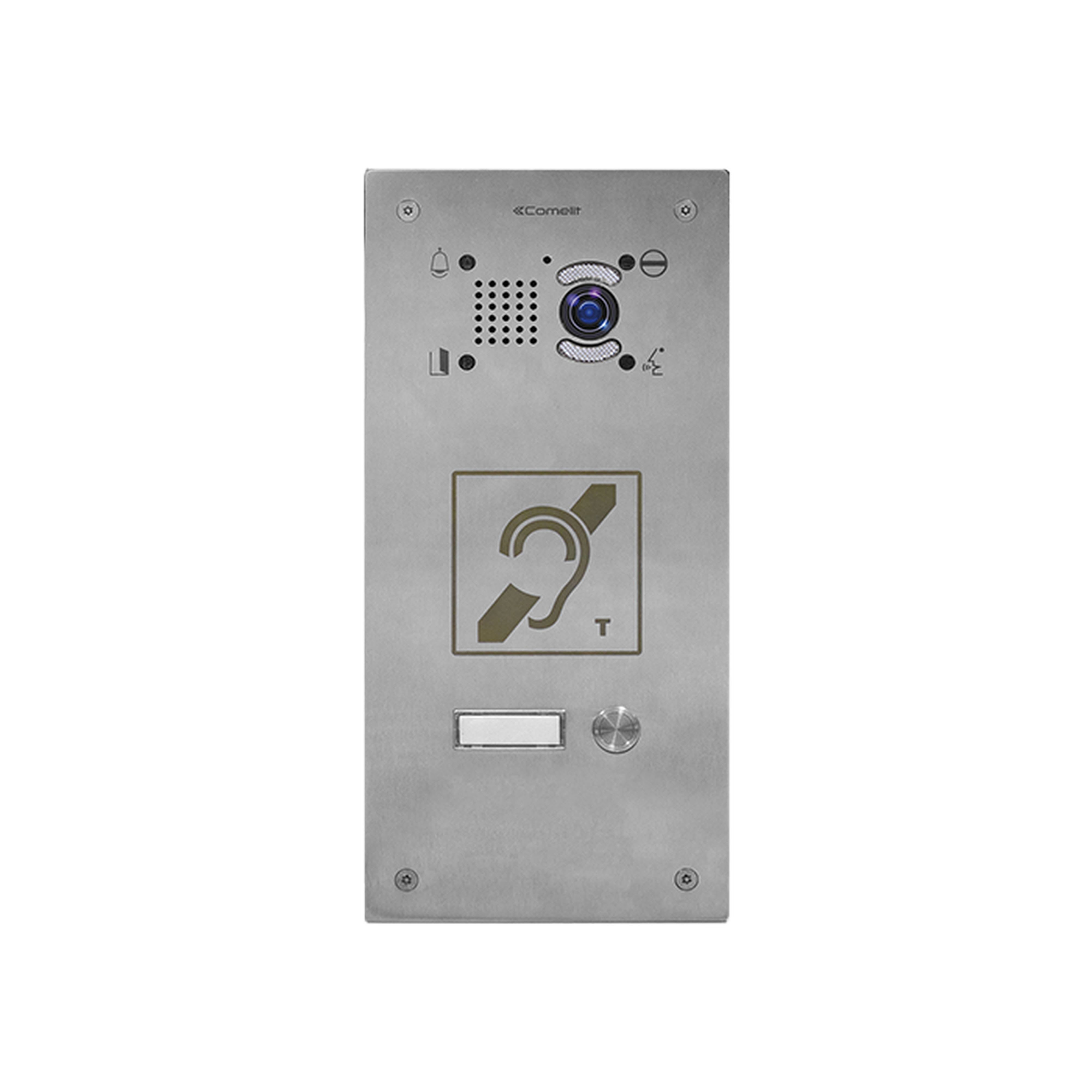 Comelit - PLATINE VIDÉO 1 BOUTON, BM INTÉGRÉ, SBC