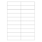 Comelit - Feuilles d'étiquettes pour 30161 et platine Inox