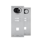 Comelit - Série Switch - Face avant 2 boutons, trou 40x40 mm, contrôle d?accès, AISI 316