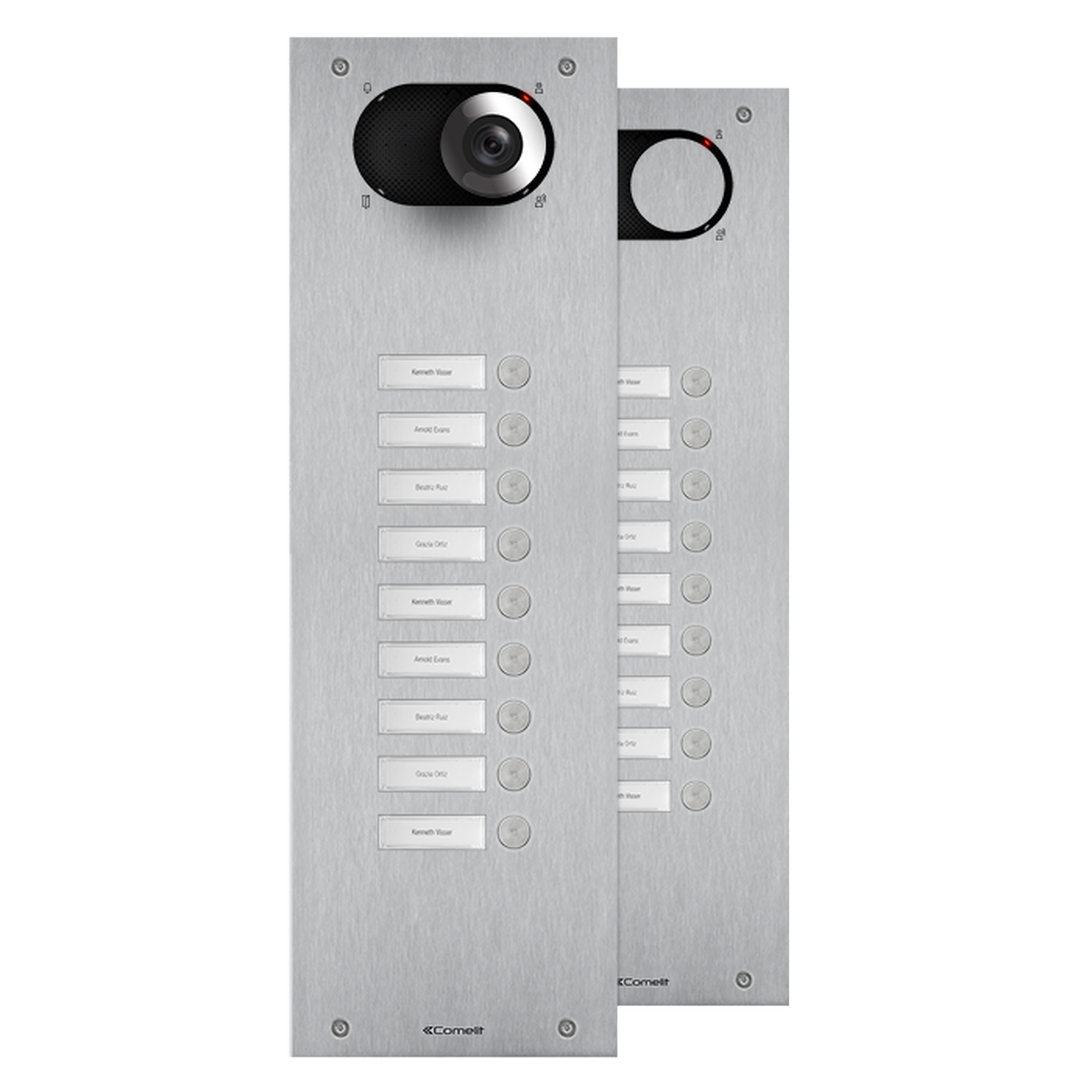 Comelit - Façade Switch inox 9 Boutons