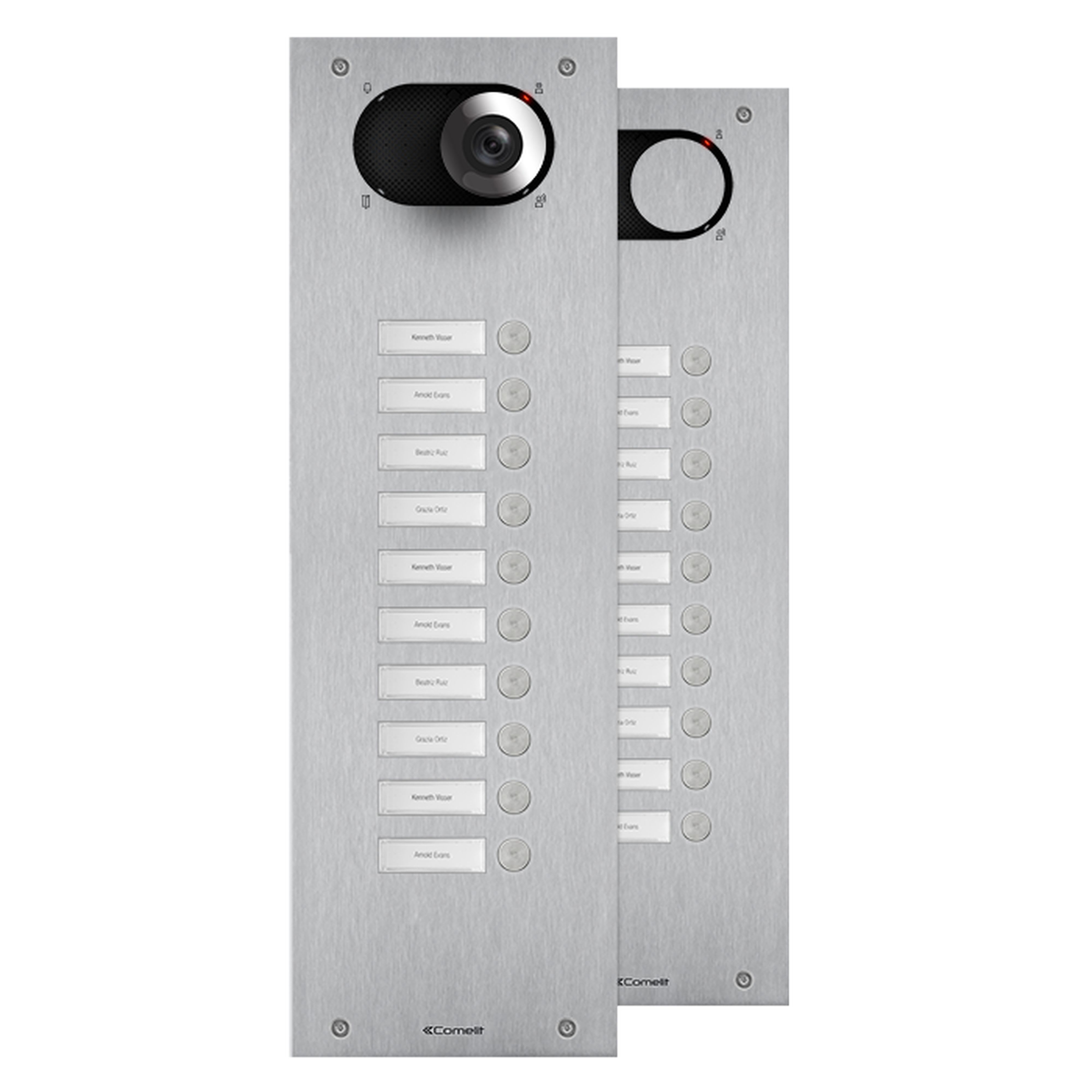 Comelit - Façade Switch inox 10 Boutons
