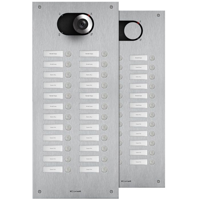 Comelit - Série Switch - Panneau 24 boutons 2 colonnes, AISI 316, LED, IK08