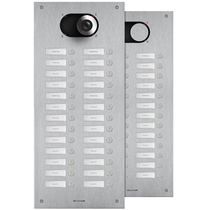 Comelit - Série Switch - Panneau 26 boutons 2 colonnes, AISI 316, LED, IK08
