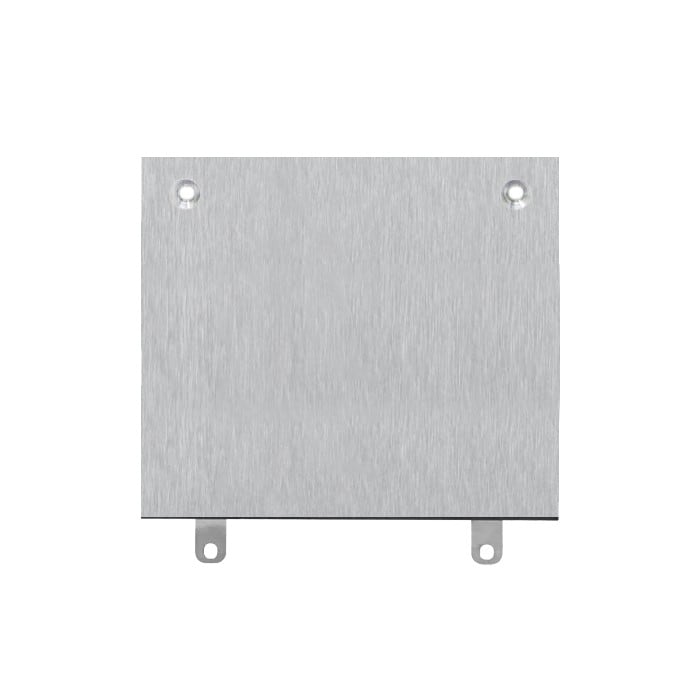 Comelit - Série Switch - Avant aveugle 2 colonnes, acier inox AISI 316, 216,4x129,5x2,5mm