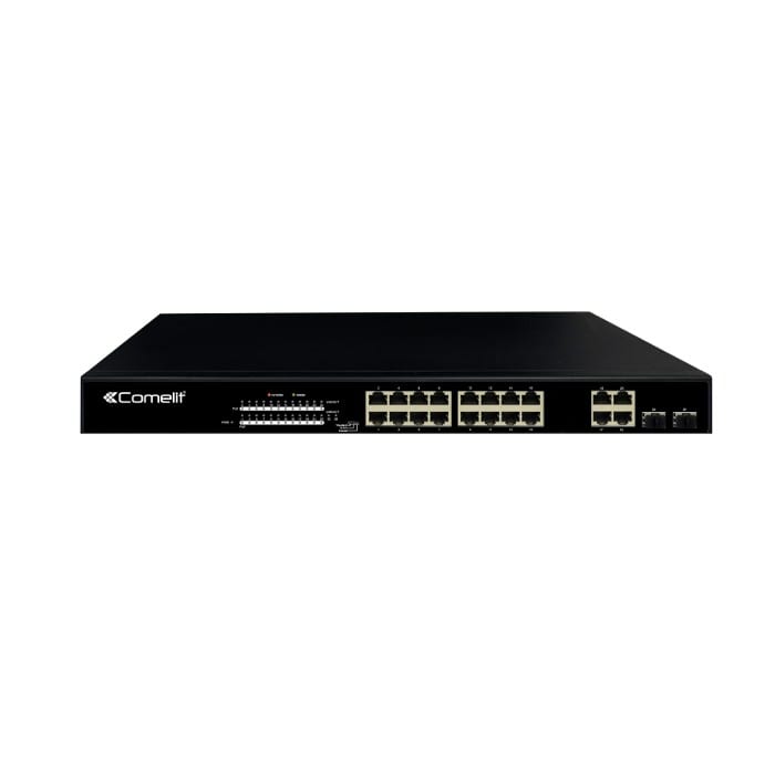 Comelit - série Advance - switch PoE 16 ports 4 uplink 2 SFP gigabit
