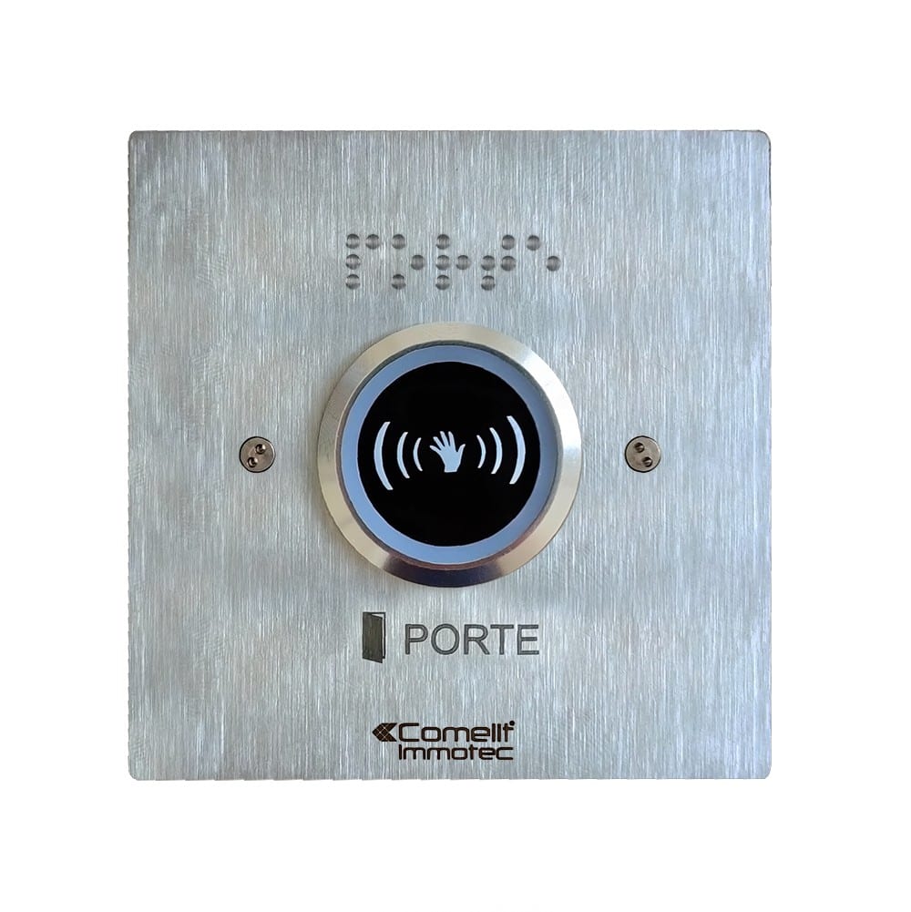 Comelit - Bouton infrarouge lumineux pour boîtier Ø65 mm.