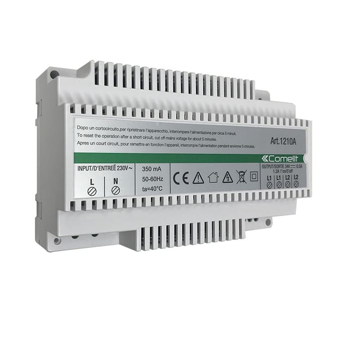 Comelit - Alimentation SB2, transformateur d'isolement, entrée/sortie SB2, 8 modules DIN