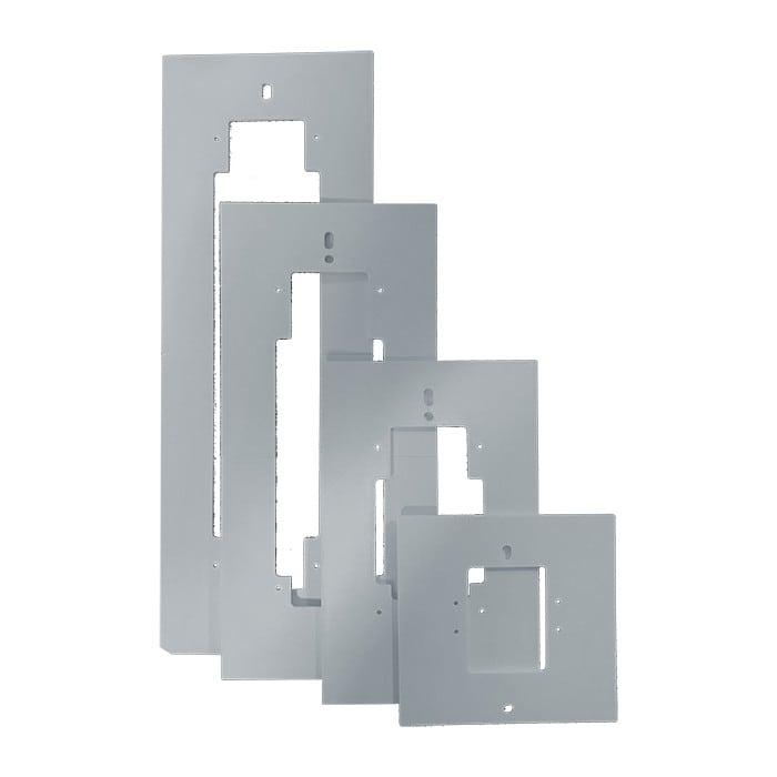 Comelit - Série Ultra - Plaque adaptation boîte encastrée 1 module, aluminium anodisé