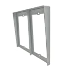 Comelit - Série Ultra - Visor encastré 8 modules alu anodisé gris 259x413x32 mm
