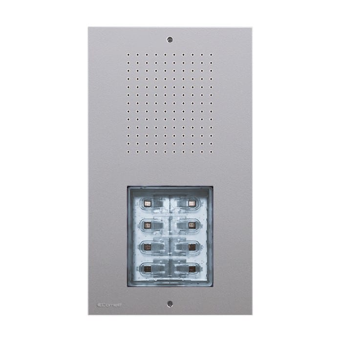 Comelit - Série Ciao - Interphone mural audio Simplebus 2, 1-8 appels, IP54, IK08