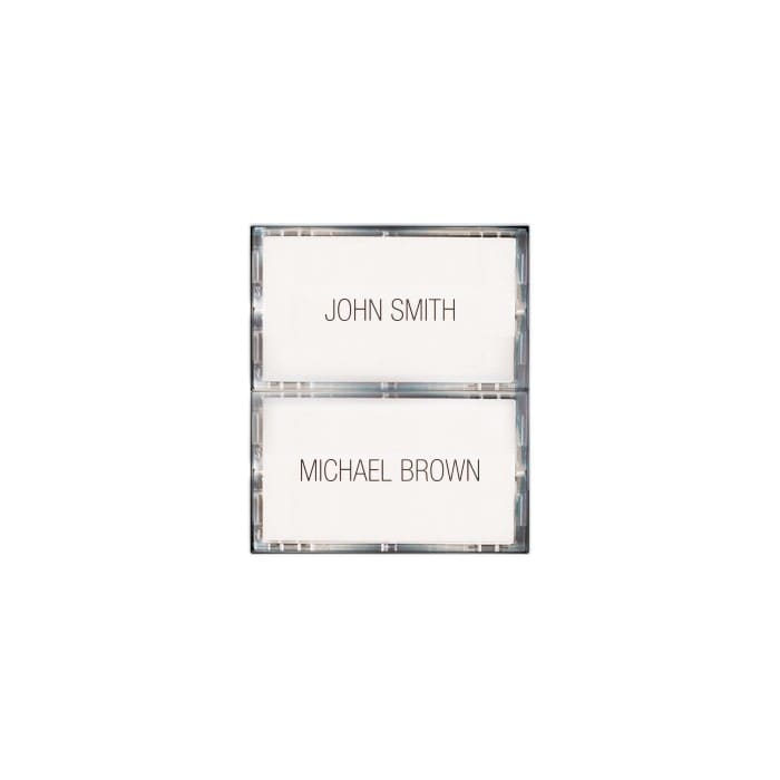 Comelit - Série Ciao - 2 boutons double hauteur pour platine, lot de 2 pièces