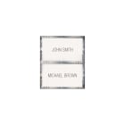 Comelit - Série Ciao - 2 boutons double hauteur pour platine, lot de 2 pièces