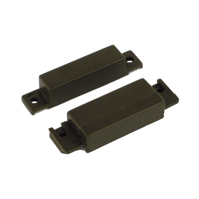 Comelit - Contact magnétique marron en plastique, 33x63x12 mm avec bornes