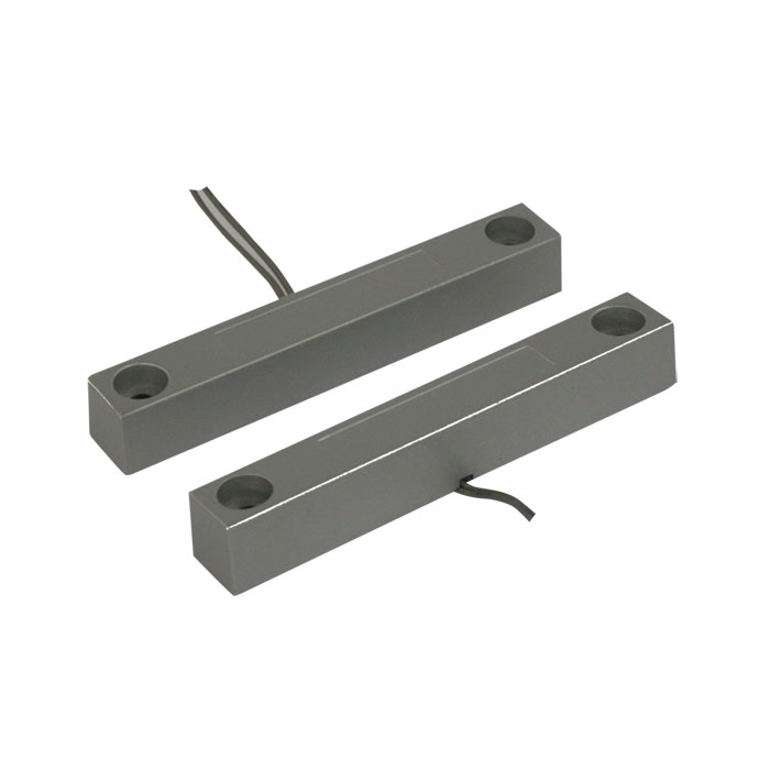 Comelit - Contact magnétique puissant en aluminium, surface, 104x30x16 mm, avec câble