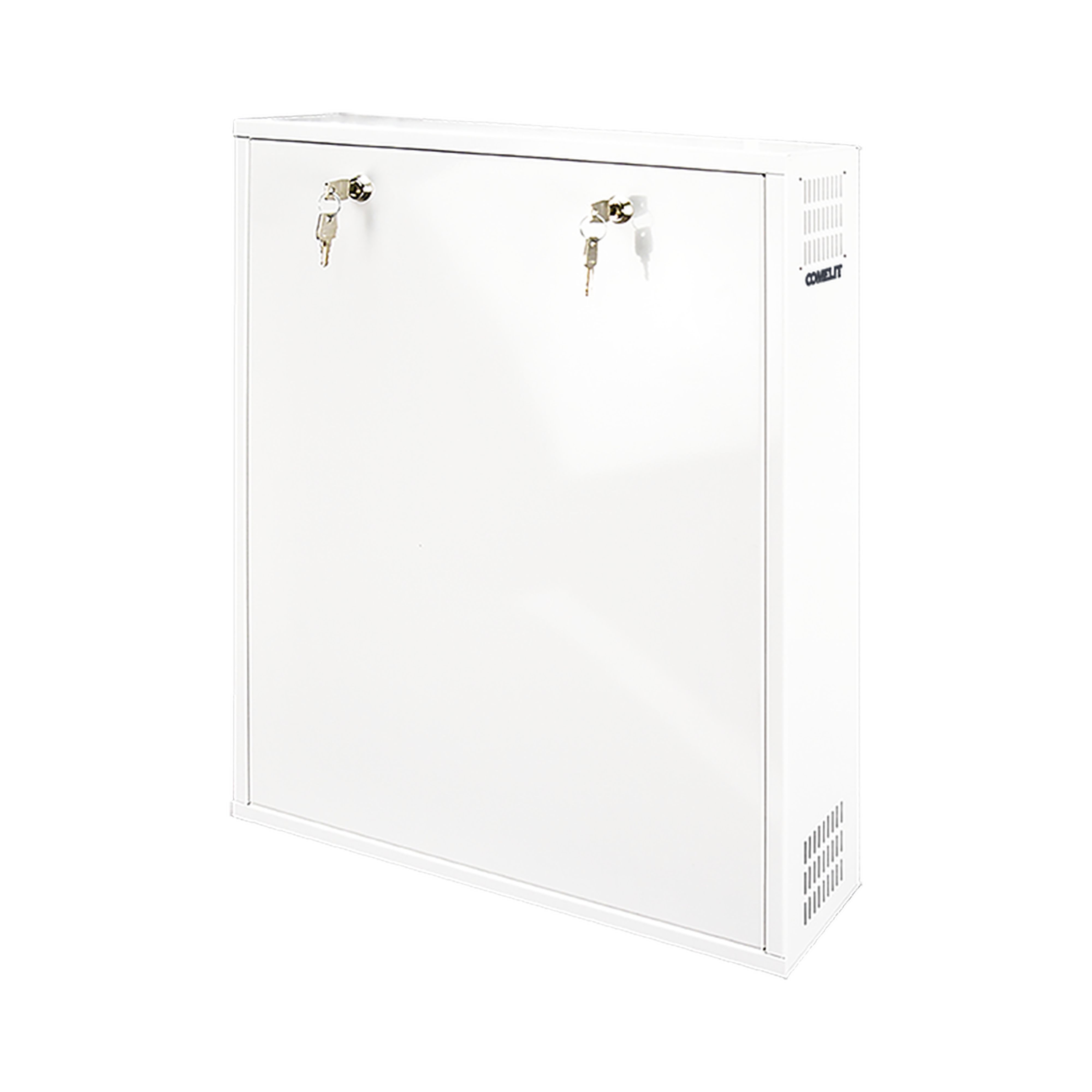 Comelit - Boîtier métal pour NVR/XVR moyen, double serrure, tamper, 485x470x95 mm