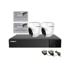 Comelit - Kit AHD 5MP : XVR 4 canaux + 2 caméras AHDCAMS05ZB + acc.