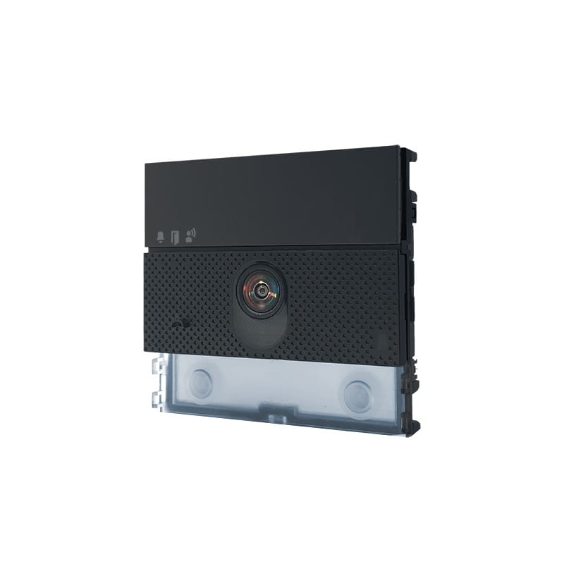 Comelit - Série Ultra Black - Module audio/vidéo, système Simplebus 2, caméra grand