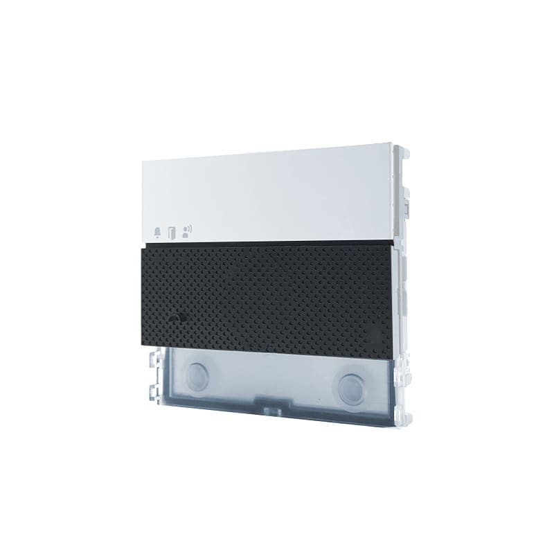 Comelit - Série Ultra White - Module audio blanc RAL9016, micro omnidirectionnel, capteur