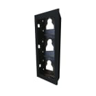 Comelit - Châssis à encastrer 3 modules ULTRA, Noir