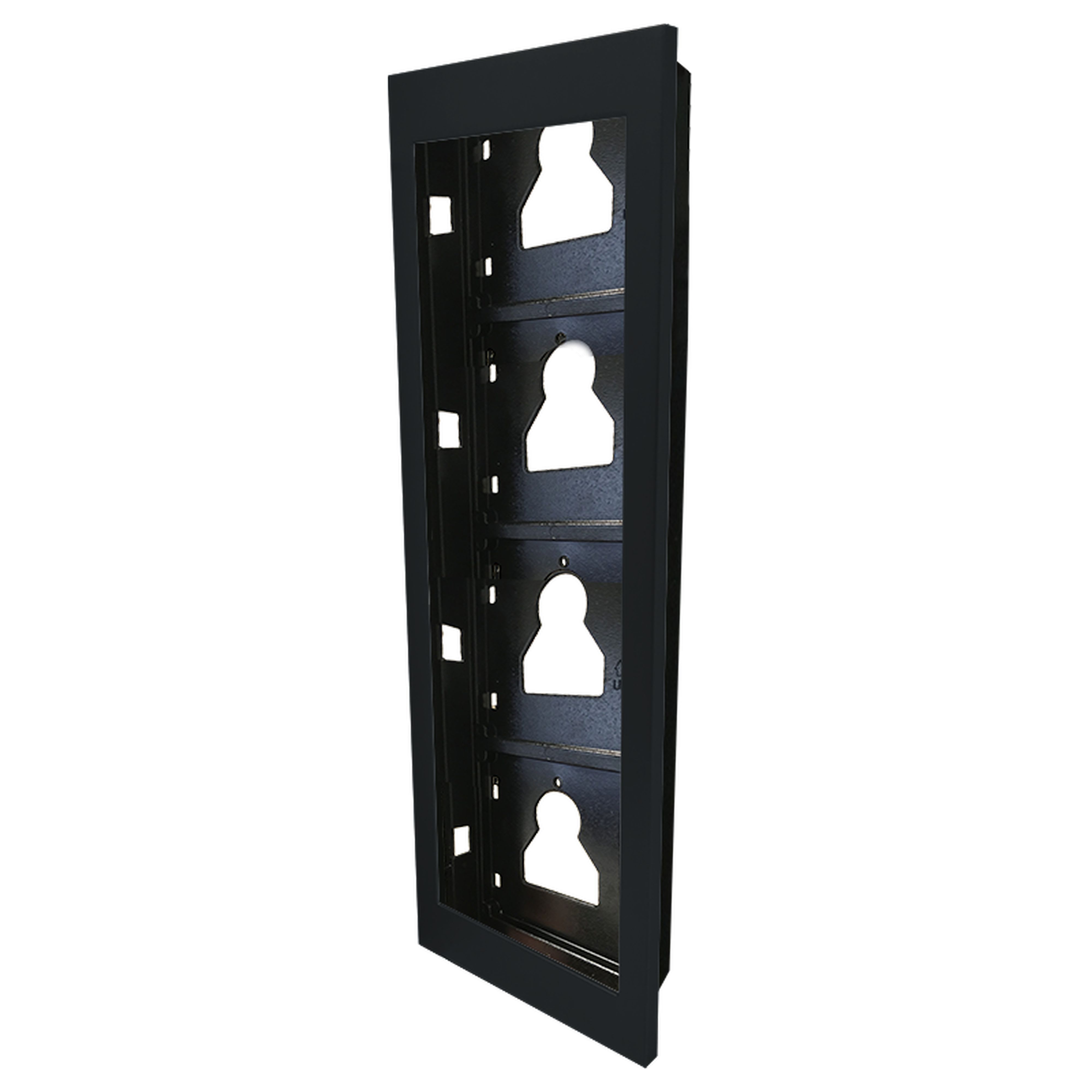 Comelit - Châssis à encastrer 4 modules ULTRA, Noir