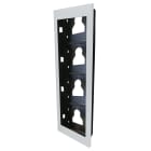 Comelit - Châssis à encastrer 4 modules ULTRA, Blanc
