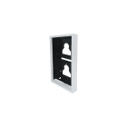 Comelit - Série Ultra White - Boîtier mural 2 modules blanc RAL9016, saillie 35 mm