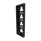 Comelit - Boîtier en saillie 4 modules ULTRA, Noir