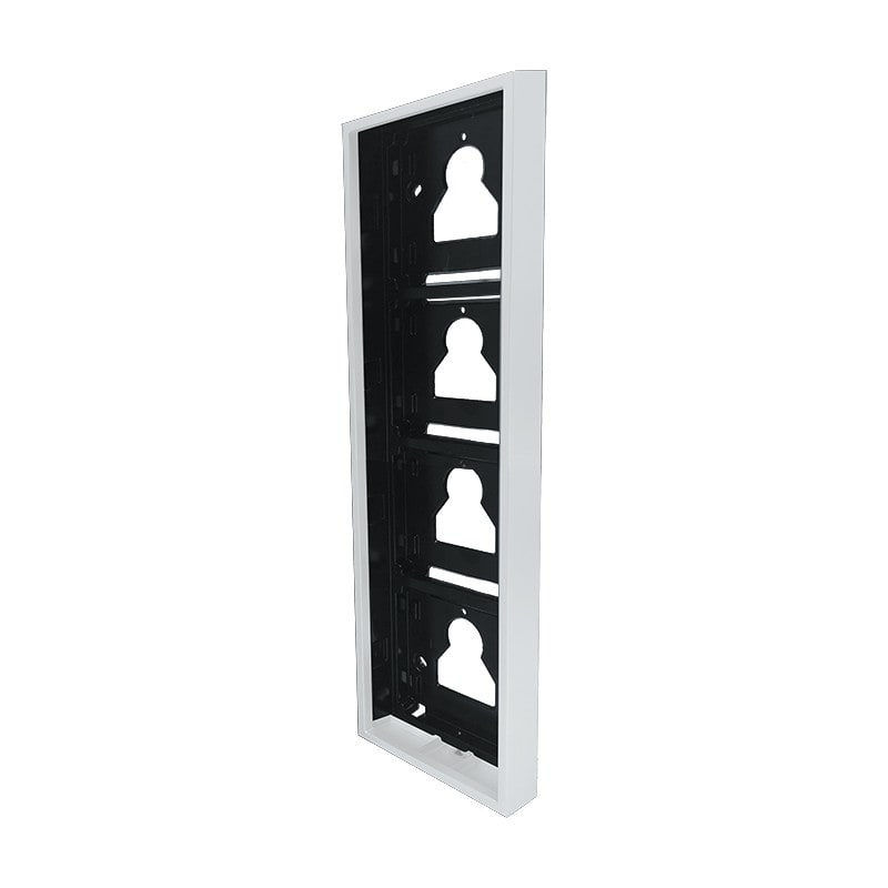 Comelit - Série Ultra White - Boîtier mural 4 modules blanc RAL9016, épaisseur 35 mm