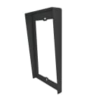 Comelit - Série Ultra Black - Visor encastré 2 modules, aluminium noir RAL9005,