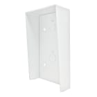 Comelit - Série Ultra White - Visor mural 2 modules, aluminium blanc RAL9016, 116x203x57