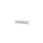 Comelit - Série Ultra White - Bouton unique métal, profil aluminium anti-UV, étiquette