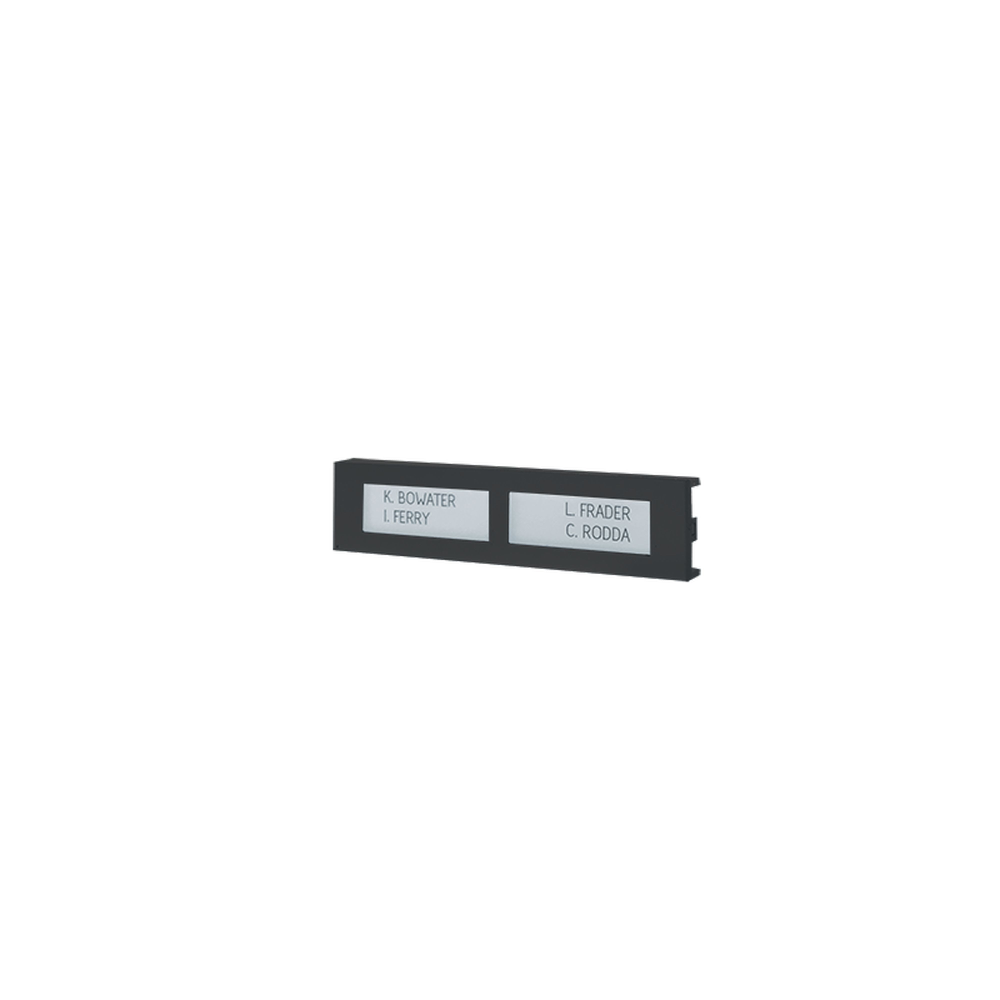 Comelit - Bouton double Métal ULTRA, Noir