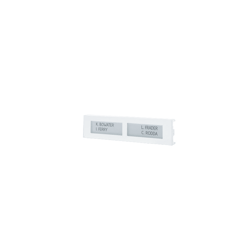 Comelit - Série Ultra White - Bouton double métal, profil aluminium anti-UV,