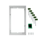 Comelit - Série Ultra - Kit fixation plaque plâtre bouton 1 module